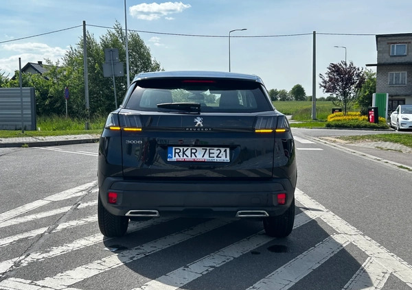 Peugeot 3008 cena 96900 przebieg: 153000, rok produkcji 2021 z Lubliniec małe 172